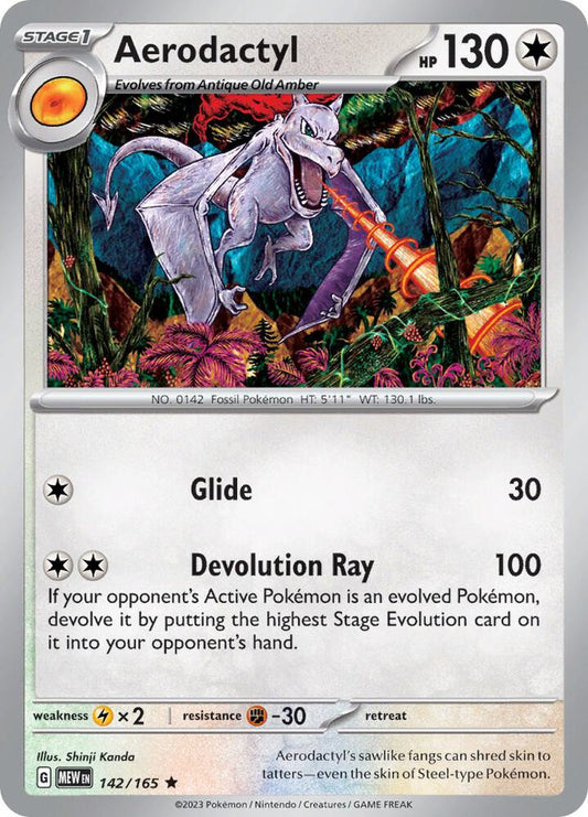 Aerodactyl - Holofoil - 142/165
