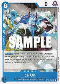Ice Oni (Pre-Release) - C - OP04-047