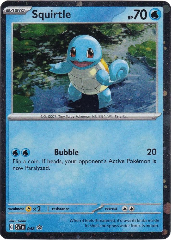 Squirtle (Cosmos Holo) - Promo - Foil - 048