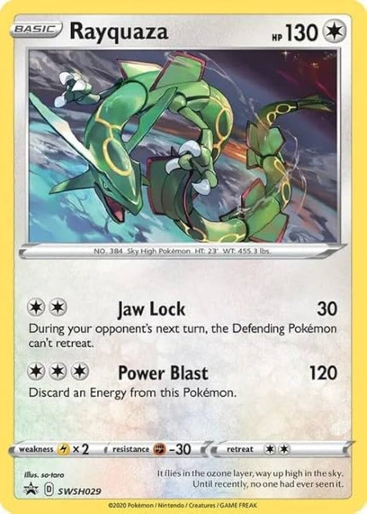Rayquaza - SWSH029 (Pixel Cosmos Holo)