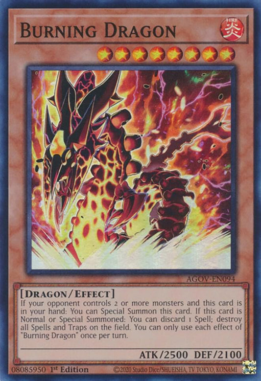 Burning Dragon - 1st Edition - AGOV-EN094