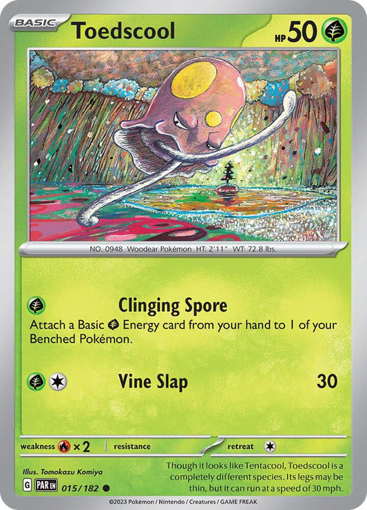 Toedscool - Reverse Holo - Common - 015/182