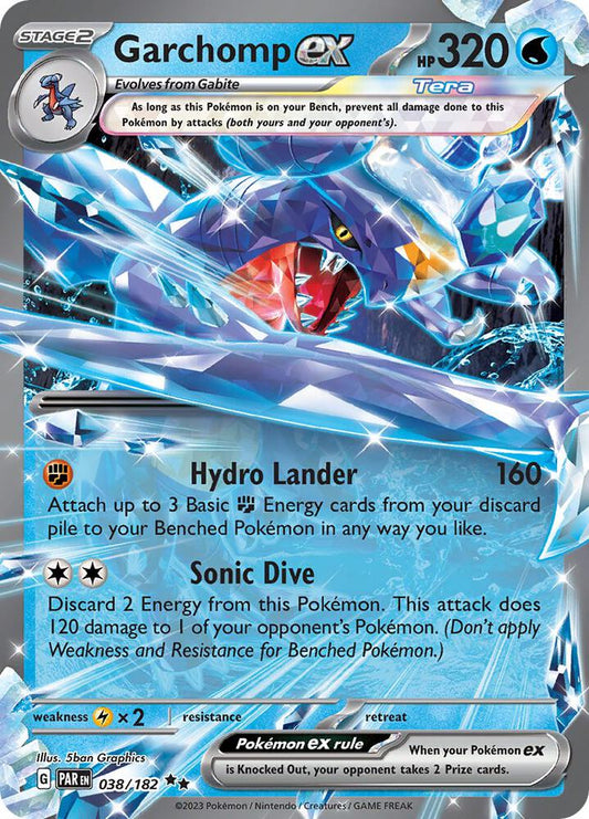 Garchomp ex - 038/182 - Holofoil