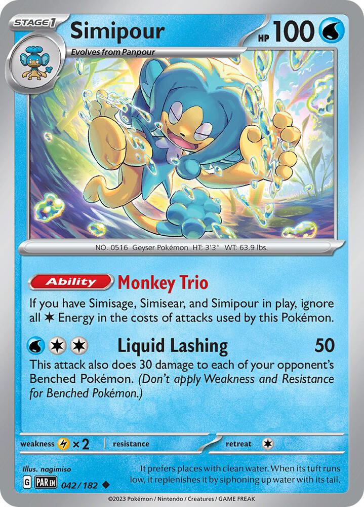 Simipour - Reverse Holo - Uncommon - 042/182