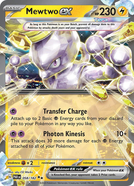 Mewtwo ex - 058/182 - Holofoil