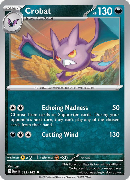 Crobat - Reverse Holo - Uncommon - 112/182