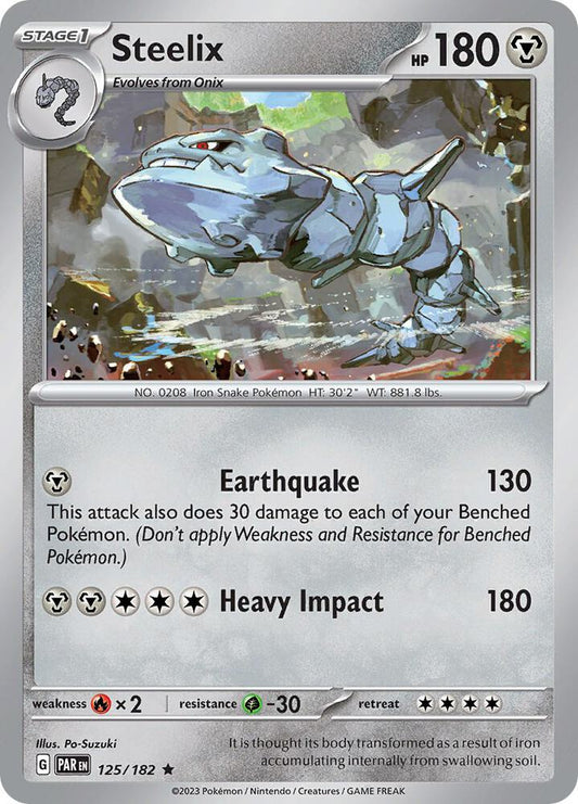 Steelix - 125/182 (Cosmos Holo) - SV04: Paradox Rift