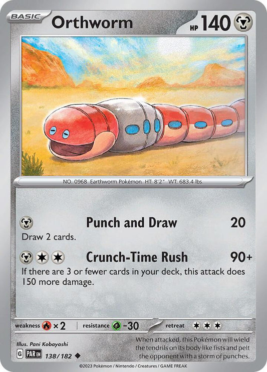 Orthworm - Reverse Holo - Uncommon - 138/182