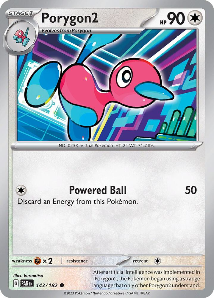 Porygon2 - Reverse Holofoil - 143/182