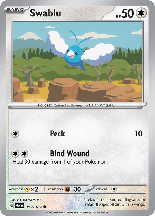 Swablu - Reverse Holofoil - 152/182