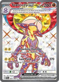 Toxtricity ex - 227/182 (holofoil)