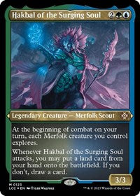 Hakbal of the Surging Soul (Display Commander) - Thick Stock - Foil - 0123