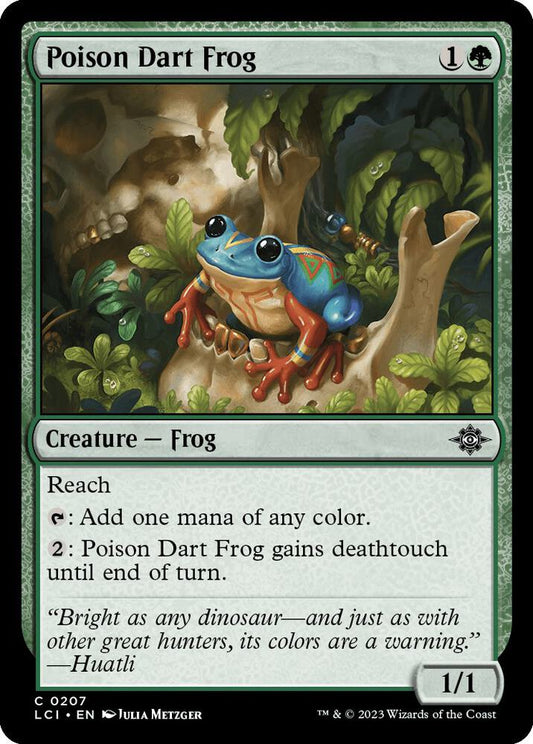 Poison Dart Frog (Foil) - Common - LCI - 0207