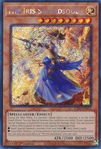 The Iris Swordsoul (Platinum Secret Rare) - 1st Edition - RA01-EN023