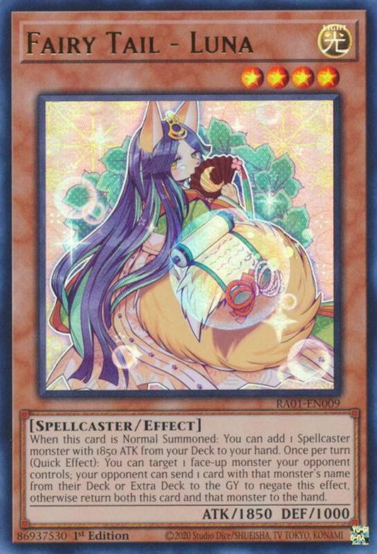 Fairy Tail - Luna - Ultra Rare - 1st Edition - RA01-EN009