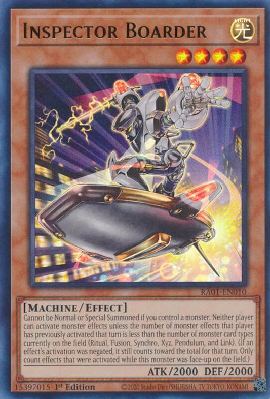 Inspector Boarder - Ultra Rare - 1st Edition - RA01-EN010