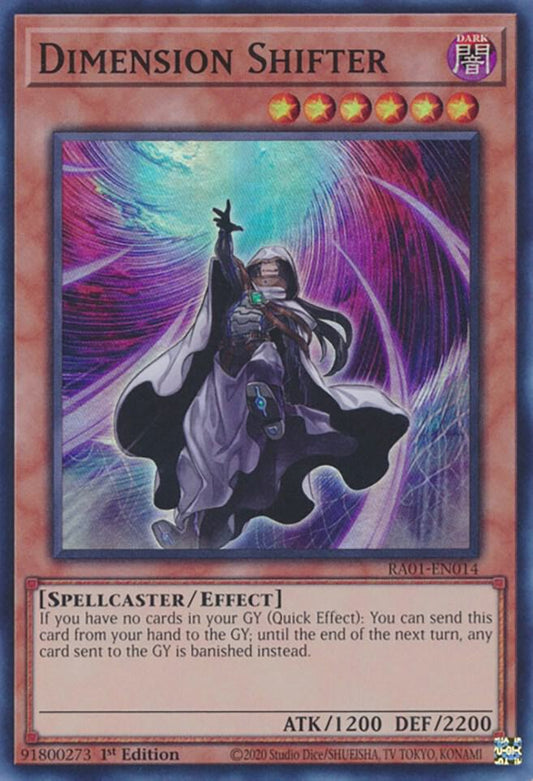 Dimension Shifter - Super Rare - 1st Edition - RA01-EN014