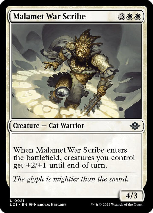 Malamet War Scribe (Foil) - Uncommon - LCI - 0021