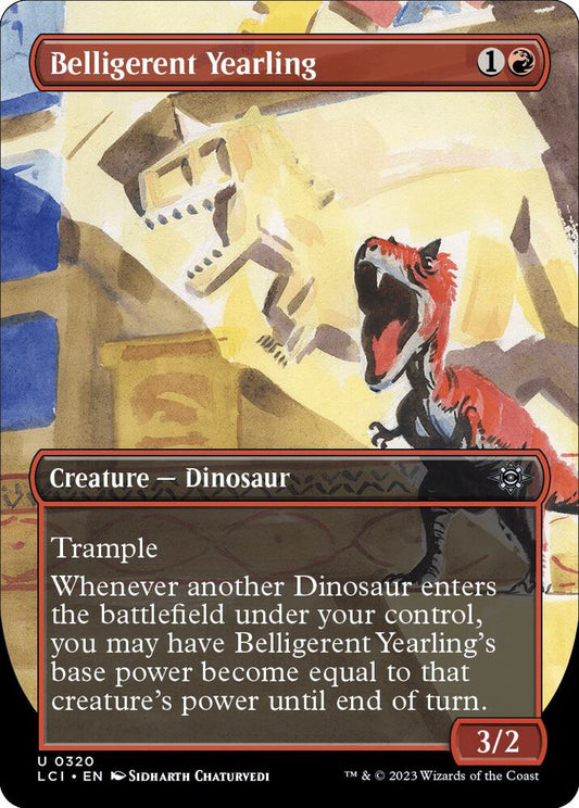 Belligerent Yearling (Borderless) (Foil) - 0320