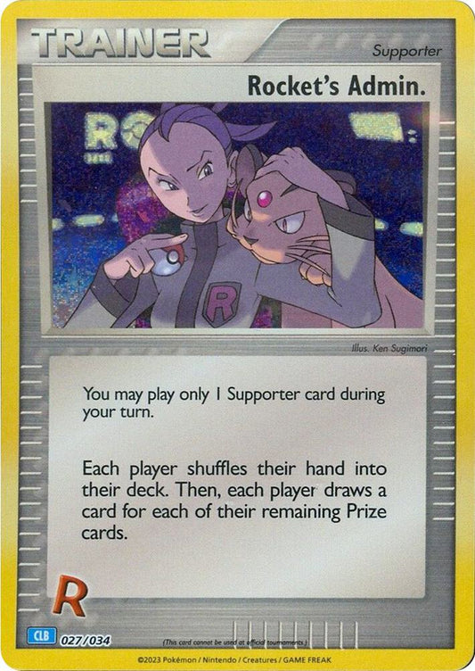 Rocket's Admin. (CLB) - Holofoil - 027/034
