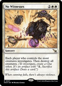 No Witnesses - Foil - 0027