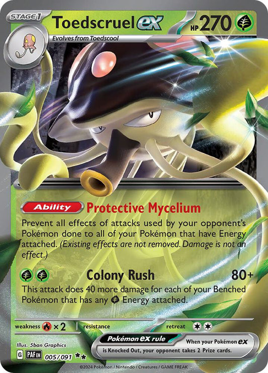 Toedscruel ex - 005/091 - Holofoil