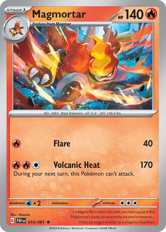Magmortar - Reverse Foil - Rare - 010/091