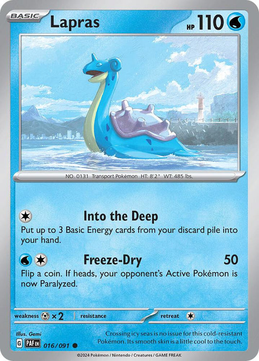 Lapras - Reverse Holo - Common - 016/091