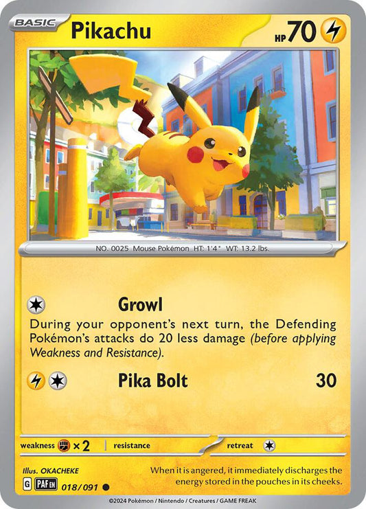 Pikachu - Reverse Foil - Common - 018/091