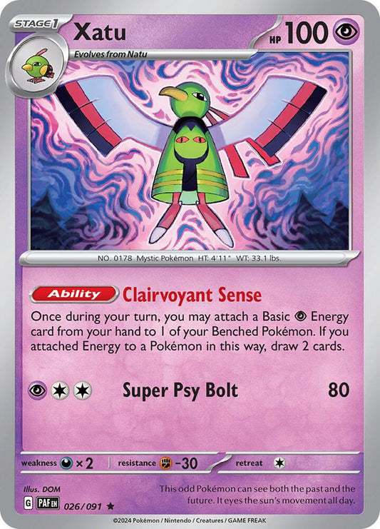 Xatu - Holofoil - Rare - 026/091