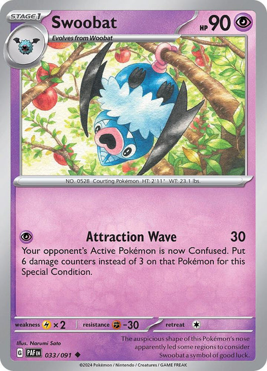 Swoobat - Reverse Foil - Uncommon - 033/091