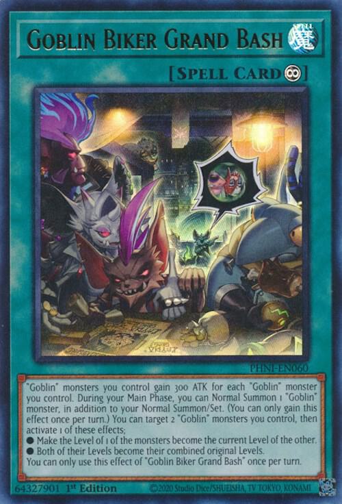 Goblin Biker Grand Bash - Ultra Rare - 1st Edition - PHNI-EN060