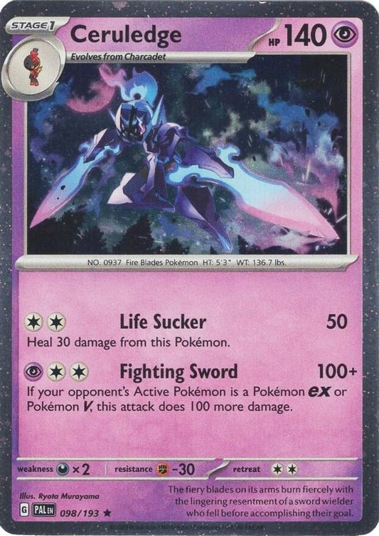 Ceruledge (Cosmo Foil) - Rare - Foil - 098/193