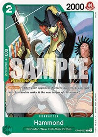 Hammond (Pre-Release Stamp) - C - OP06-032
