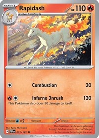 Rapidash (Reverse Holo) - 027/162