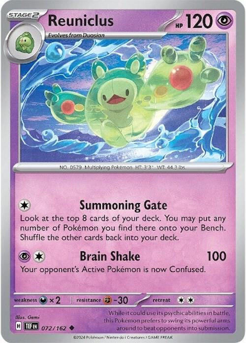 Reuniclus - Reverse Foil - 072/162