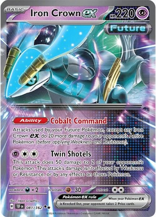Iron Crown ex - 081/162 - Holofoil