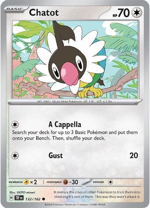 Chatot - Reverse Foil - 132/162