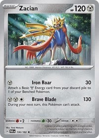 Zacian (Reverse Holo) - 136/182