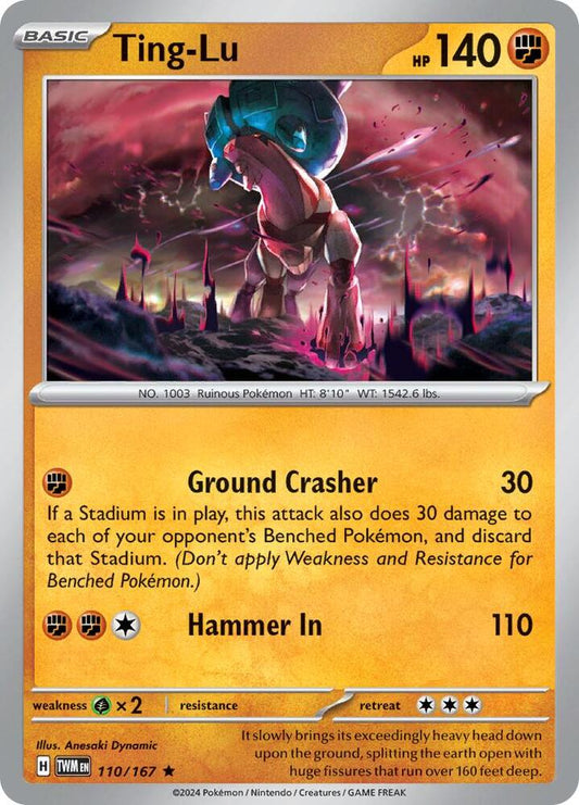 Ting-Lu - Holofoil - Rare - 110/167