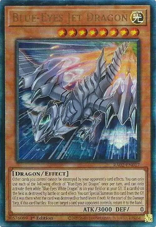 Blue-Eyes Jet Dragon (PUR) - 1st Edition - RA02-EN017