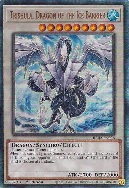Trishula, Dragon of the Ice Barrier (PUR) - 1st Edition - RA02-EN026