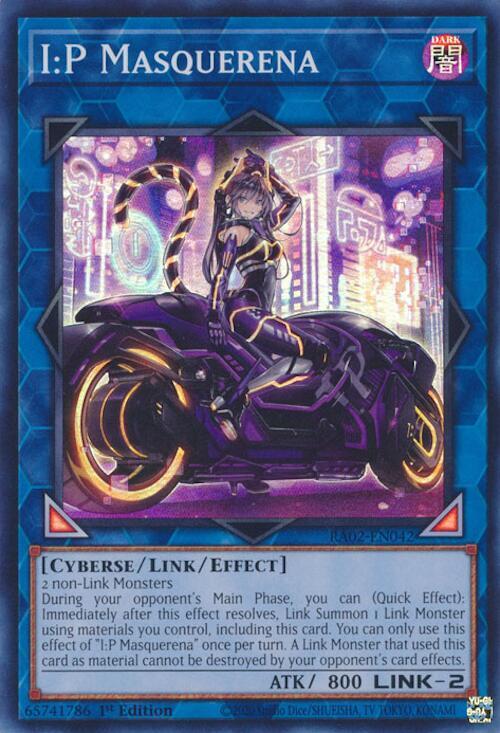 I:P Masquerena (Alternate Art) - Super Rare - 1st Edition - RA02-EN042