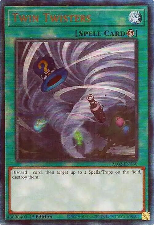 Twin Twisters - Prismatic Ultimate Rare - 1st Edition - RA02-EN060