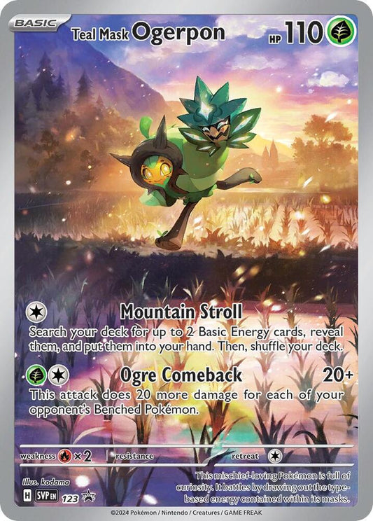 Teal Mask Ogerpon - 123 (Holofoil)