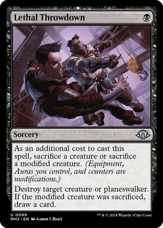 Lethal Throwdown (Foil) - Uncommon - MH3 - 0099