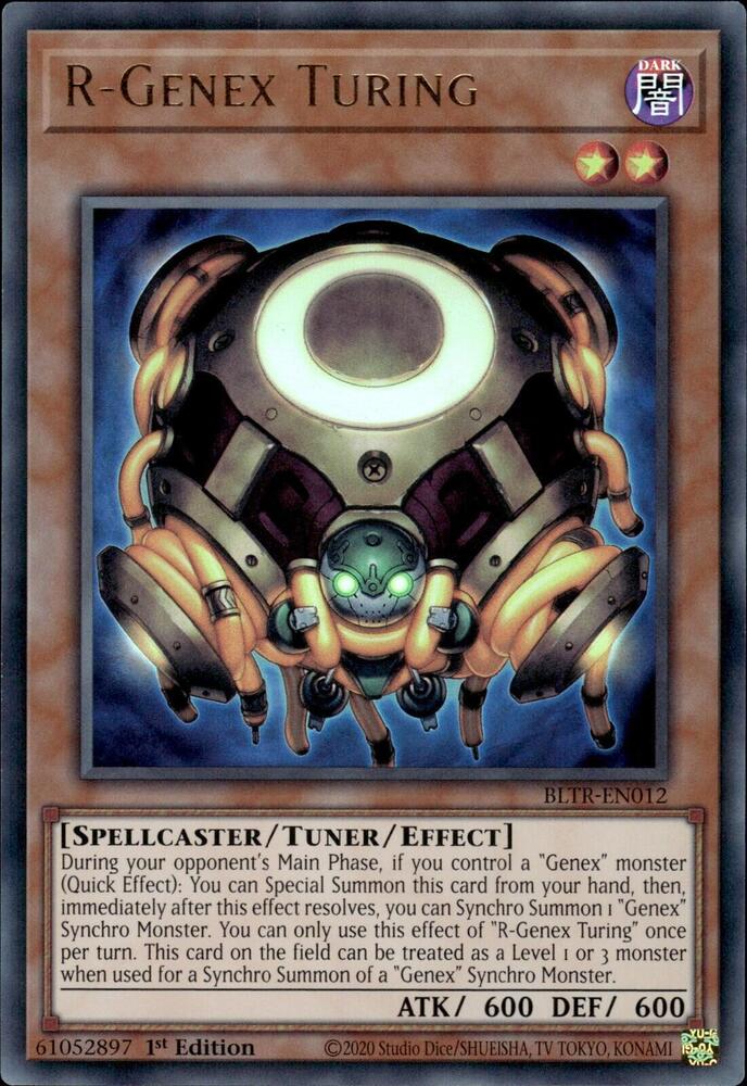 R-Genex Turing - Ultra Rare - 1st Edition - BLTR-EN012