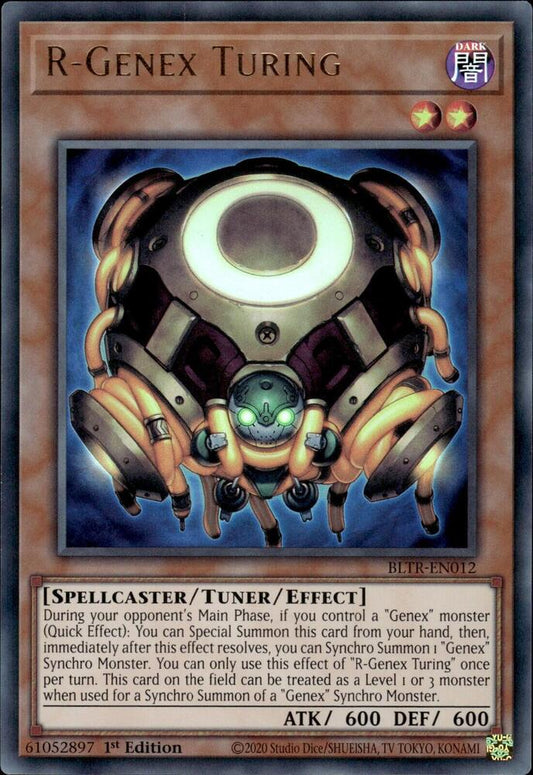 R-Genex Turing - Ultra Rare - 1st Edition - BLTR-EN012