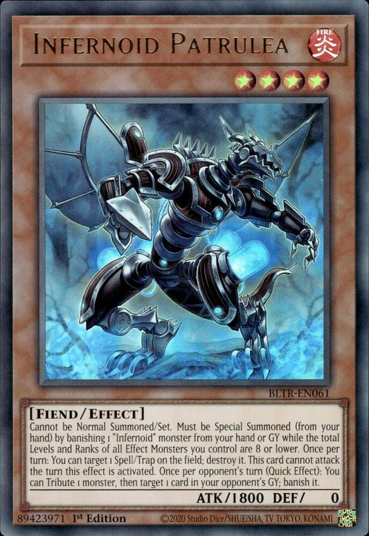 Infernoid Patrulea - Ultra Rare - 1st Edition - BLTR-EN061