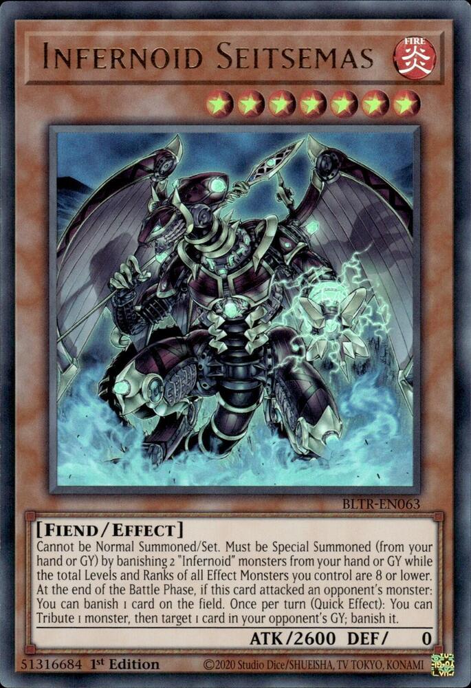 Infernoid Seitsemas - Ultra Rare - 1st Edition - BLTR-EN063